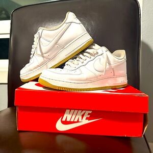 Cream bottom Airforce 1